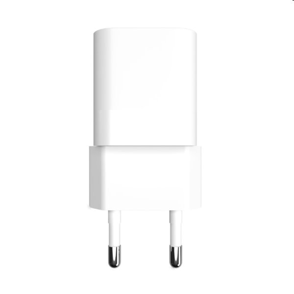 FIXED mini Hálózati töltő USB-C/USB, PD, QC 3.0 20W, fehér