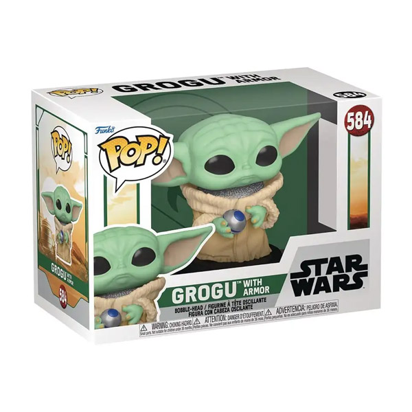 POP! Grogu with Armor (Star Wars: Book of Boba Fett) POP! Grogu with Armor (Star Wars: Book of Boba Fett)