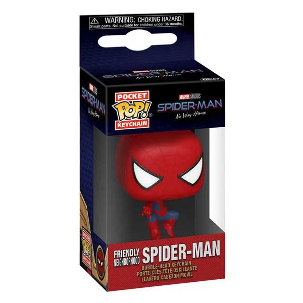 POP! Kulcstartó Spider Man No Way Home Spider Man Friendly Neighborhood (Marvel)