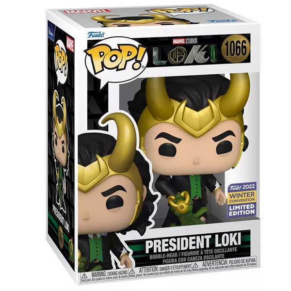 POP! President Loki (Marvel) 2022 Winter Convention Limited figura