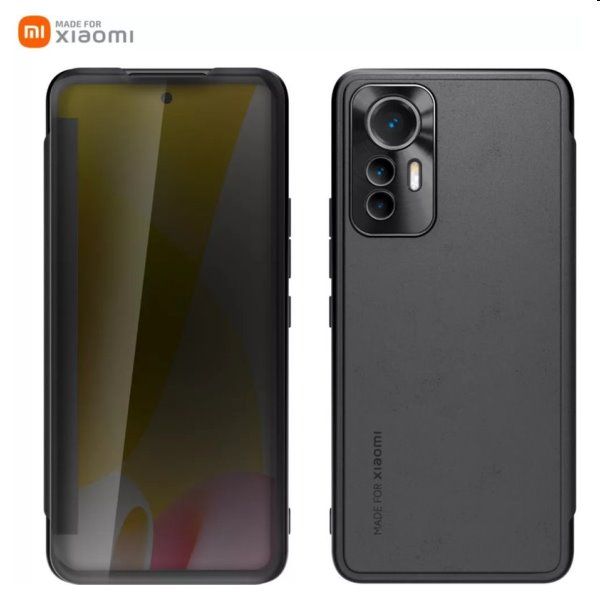 Made for Xiaomi Book View Tok for Xiaomi 12 Lite 5G, fekete Made for Xiaomi Book View Tok for Xiaomi 12 Lite 5G, fekete