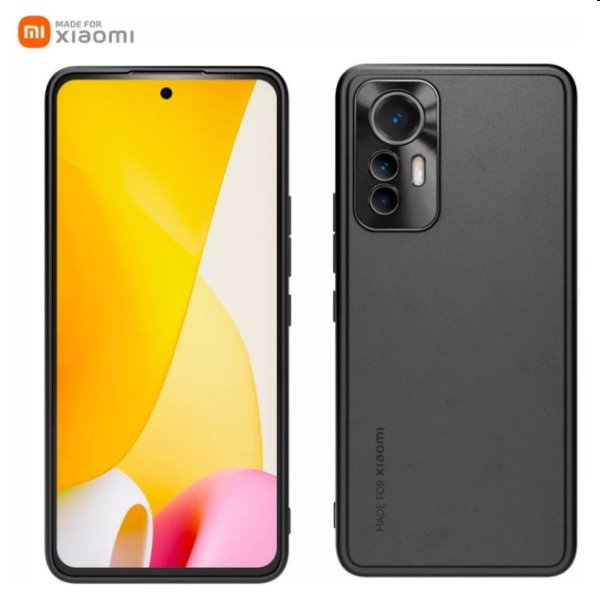 Made for Xiaomi TPU Tok for Xiaomi 12 Lite 5G, fekete Made for Xiaomi TPU Tok for Xiaomi 12 Lite 5G, fekete