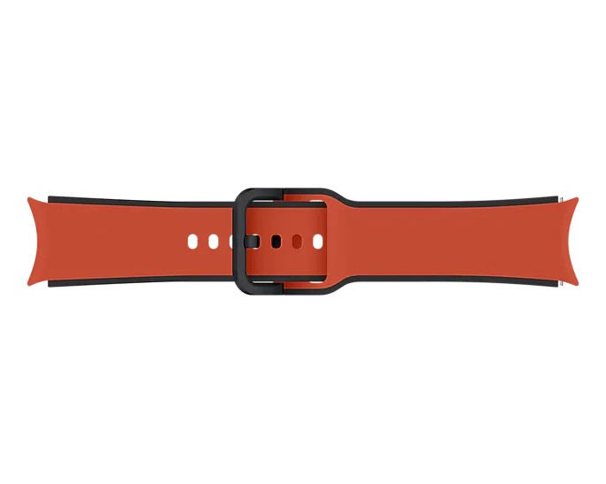 Eredeti sportszíj színezett éllel Samsung Galaxy Watch5 (S/M) számára, piros