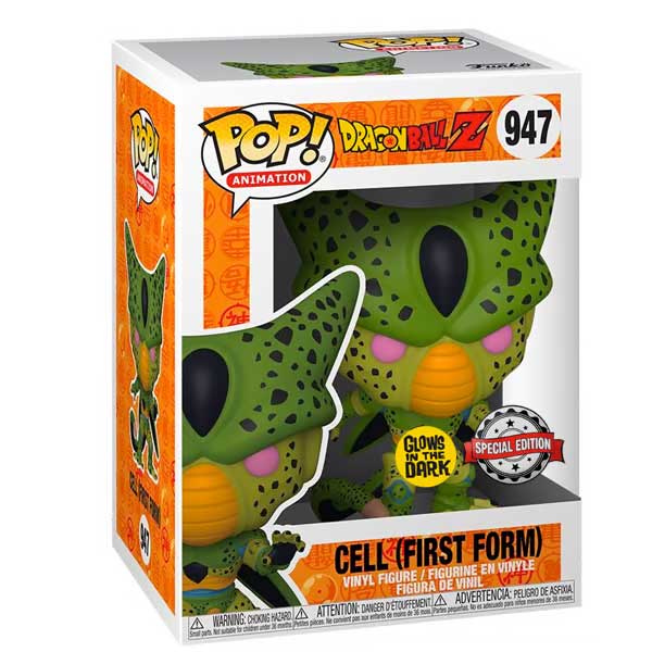 POP! Animation: Cell First Form (Dragon Ball) Special Kiadás (Glows in The Dark)