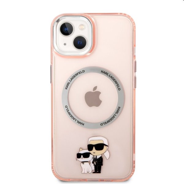 Tok Karl Lagerfeld MagSafe IML Karl and Choupette NFT for Apple iPhone 14 Plus, rózsaszín Tok Karl Lagerfeld MagSafe IML Karl and Choupette NFT for Apple iPhone 14 Plus, rózsaszín