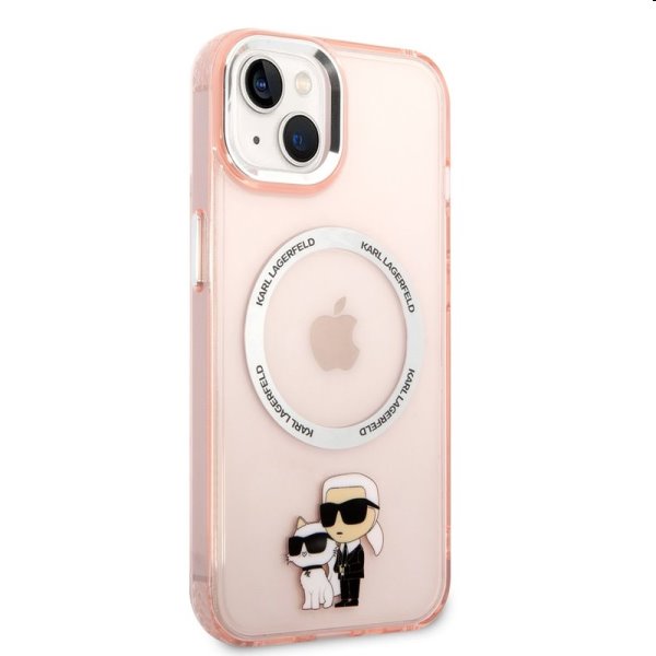 Tok Karl Lagerfeld MagSafe IML Karl and Choupette NFT for Apple iPhone 14 Plus, rózsaszín Tok Karl Lagerfeld MagSafe IML Karl and Choupette NFT for Apple iPhone 14 Plus, rózsaszín