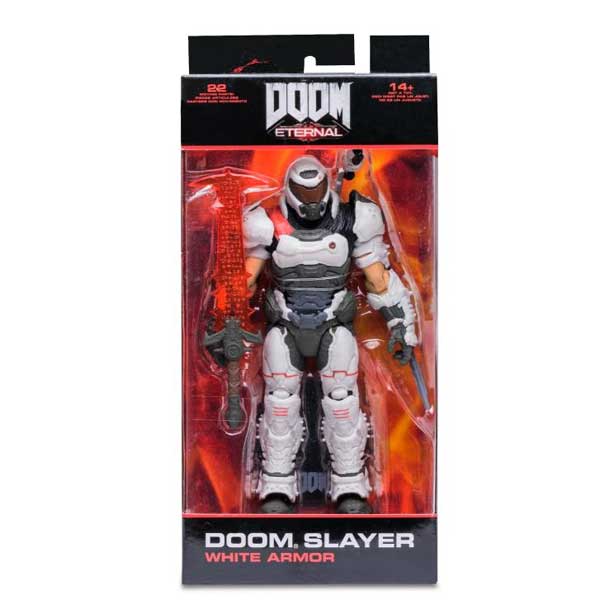 Figura Doom Slayer White Armor Gold Label Series (Doom Eternal) Figura Doom Slayer White Armor Gold Label Series (Doom Eternal)