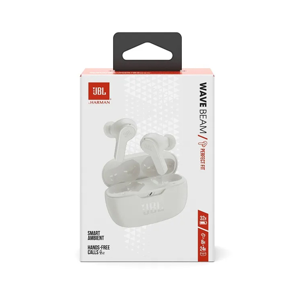 JBL Wave Beam White fejhallgató