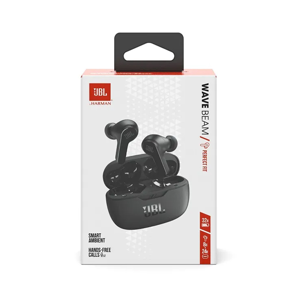 JBL Wave Beam Black fejhallgató