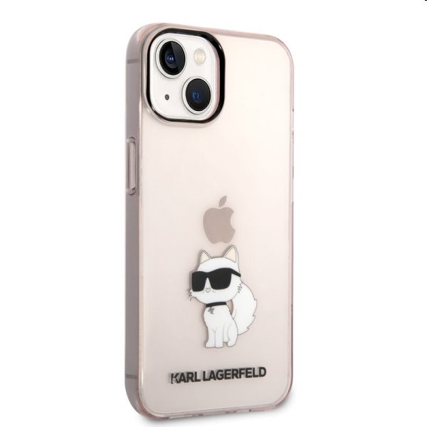 Tok Karl Lagerfeld IML Choupette NFT for Apple iPhone 14, rózsaszín