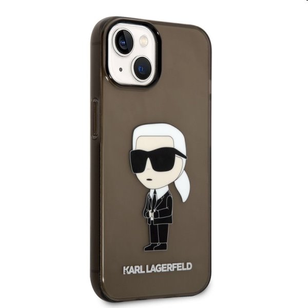 Tok Karl Lagerfeld IML Ikonik NFT for Apple iPhone 14, fekete