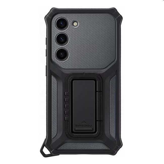 Tok Rugged Gadget for Samsung Galaxy S23 Plus, titan (levehető fogantyúval)