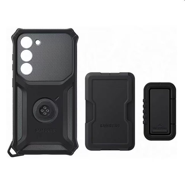 Tok Rugged Gadget for Samsung Galaxy S23 Plus, titan (levehető fogantyúval)