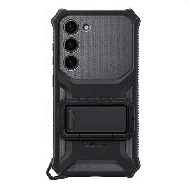 Tok Rugged Gadget for Samsung Galaxy S23 Plus, titan (levehető fogantyúval)