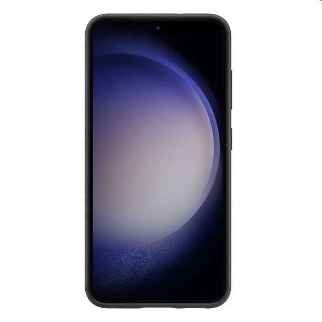 Silicone Grip Cover tok Samsung Galaxy S23 számára, fekete