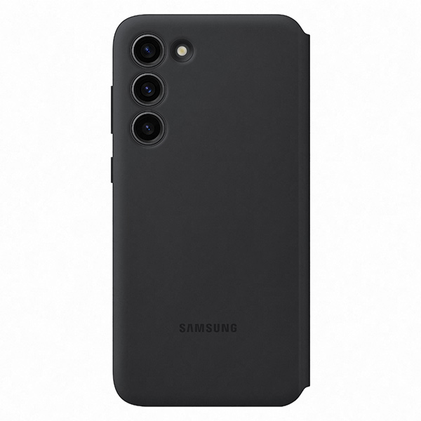 Okos View Wallet tok Samsung Galaxy S23 Plus számára, Fekete Okos View Wallet tok Samsung Galaxy S23 Plus számára, Fekete