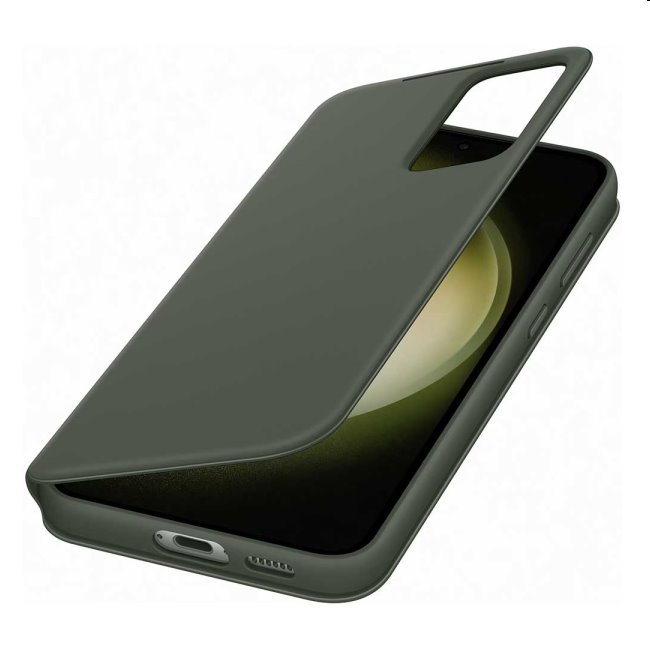 Okos View Wallet tok Samsung Galaxy S23 Plus számára, zöld Okos View Wallet tok Samsung Galaxy S23 Plus számára, zöld