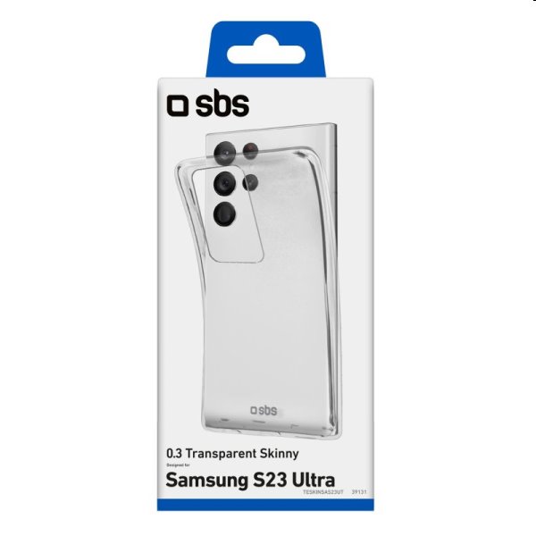 SBS Tok Skinny for Samsung Galaxy S23 Ultra, átlátszó