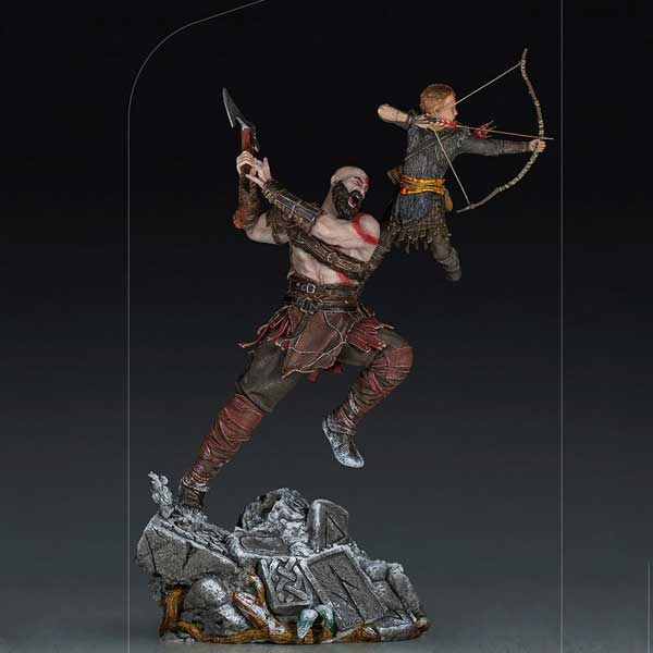 Szobor Kratos and Atreus Art Scale 1/10 (God of War)