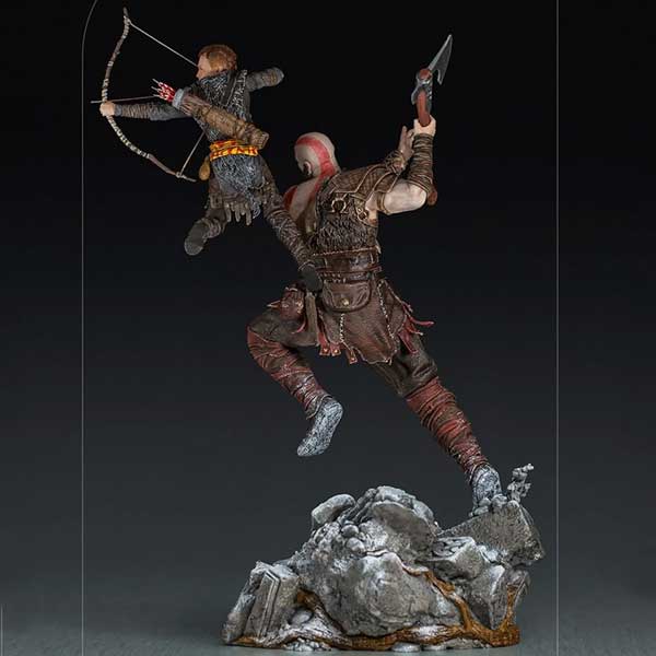 Szobor Kratos and Atreus Art Scale 1/10 (God of War)