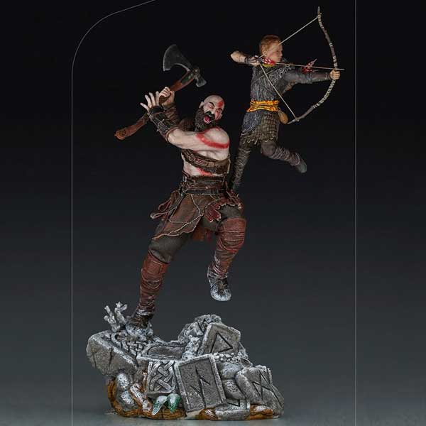 Szobor Kratos and Atreus Art Scale 1/10 (God of War)