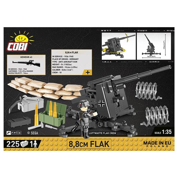 Cobi 8,8 cm FLAK ágyú (Company of Heroes 3)