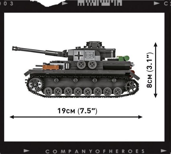 Cobi Panzer IV Ausf.G tank (Company of Heroes 3)