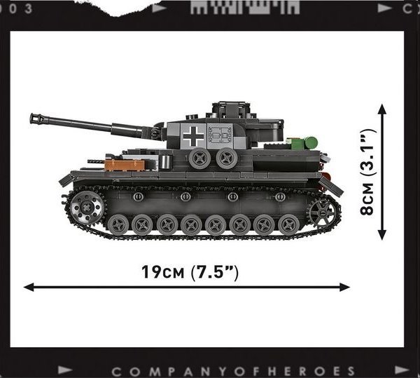 Cobi Panzer IV Ausf.G tank (Company of Heroes 3) Cobi Panzer IV Ausf.G tank (Company of Heroes 3)