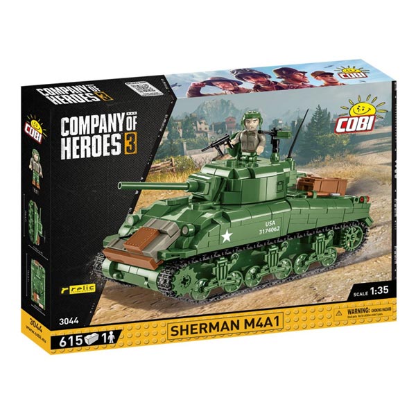 Cobi Sherman M4A1 tank (Company of Heroes 3) Cobi Sherman M4A1 tank (Company of Heroes 3)
