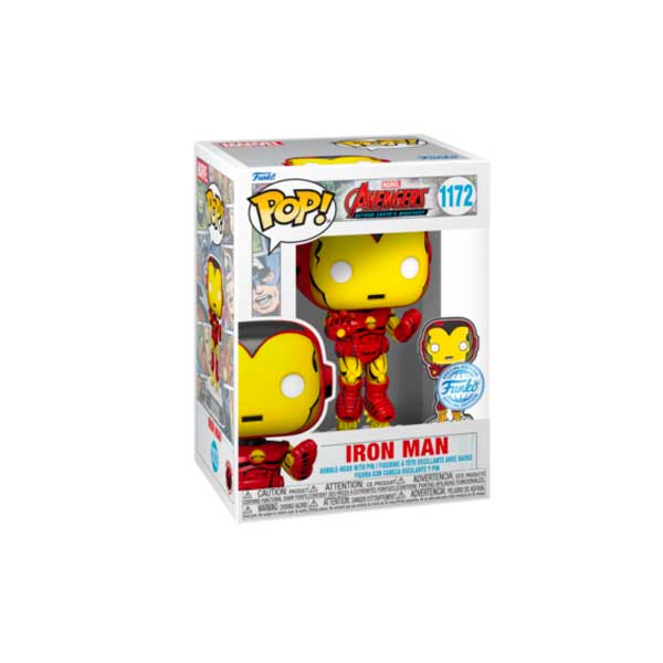 POP! Iron Man (Marvel) Special Edition + kitűző