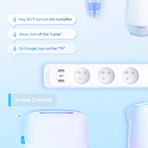 tp-link Tapo P300, Wi-Fi intelligens elosztó, 3-port