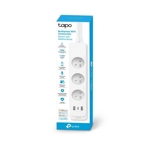 tp-link Tapo P300, Wi-Fi intelligens elosztó, 3-port