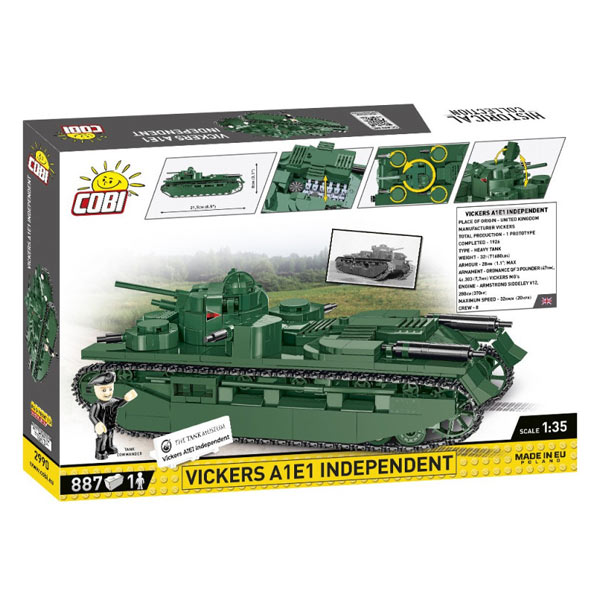 Cobi World War I Vickers A1E1 Independent tank Cobi World War I Vickers A1E1 Independent tank