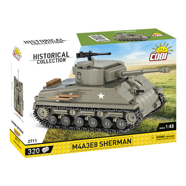 Cobi World War II M4A3E8 Sherman tank
