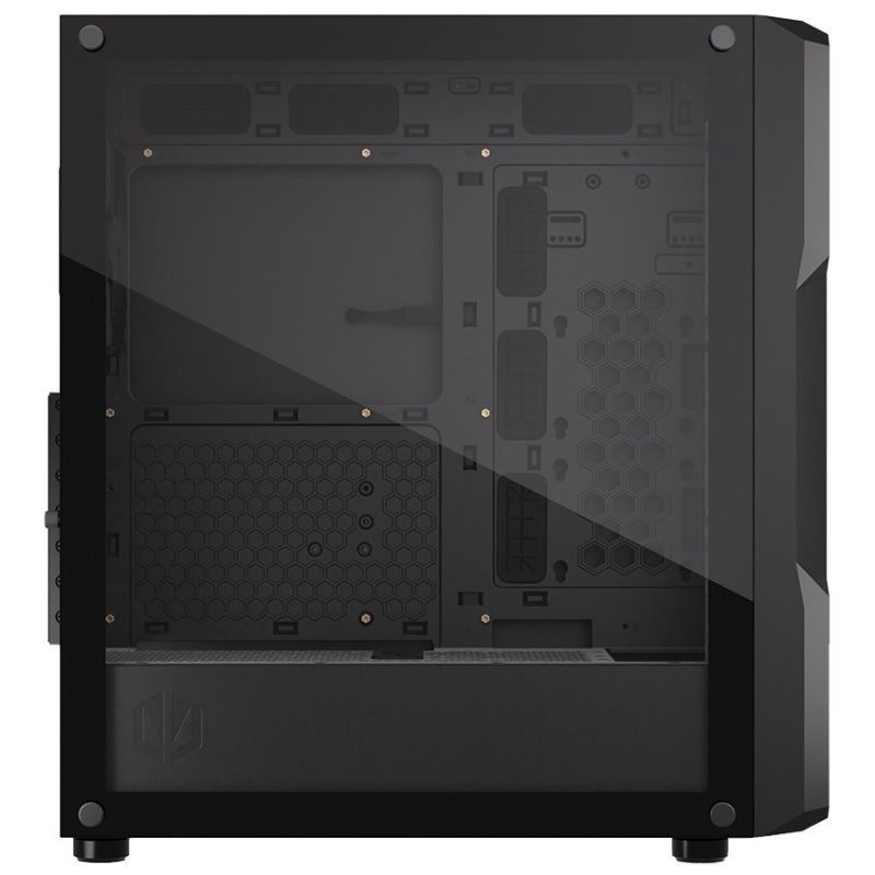 ENDORFY case Regnum 400 Air / ATX / 4x120mm / 2xUSB / üveg oldalfalak / fekete