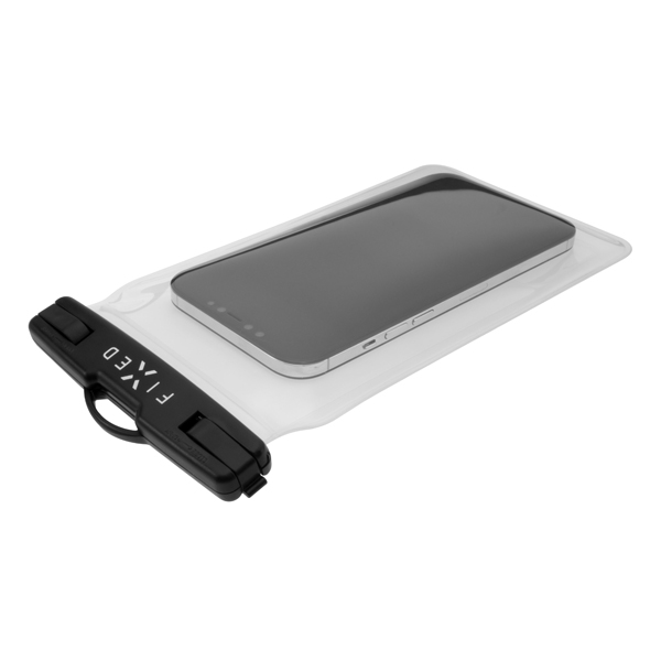FIXED Vízálló úszótok mobilhoz kiváló minőségű zárrendszerrel és IPX8 minősítéssel, fekete FIXED Vízálló úszótok mobilhoz kiváló minőségű zárrendszerrel és IPX8 minősítéssel, fekete