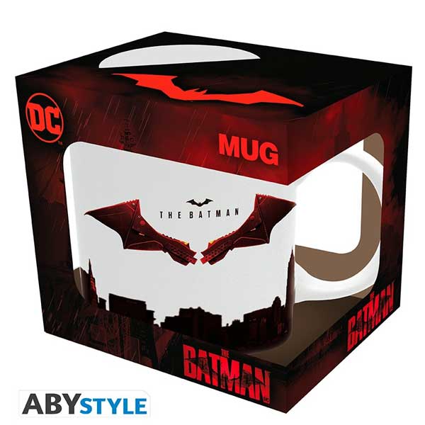 The Batman White Mate (DC) bögre