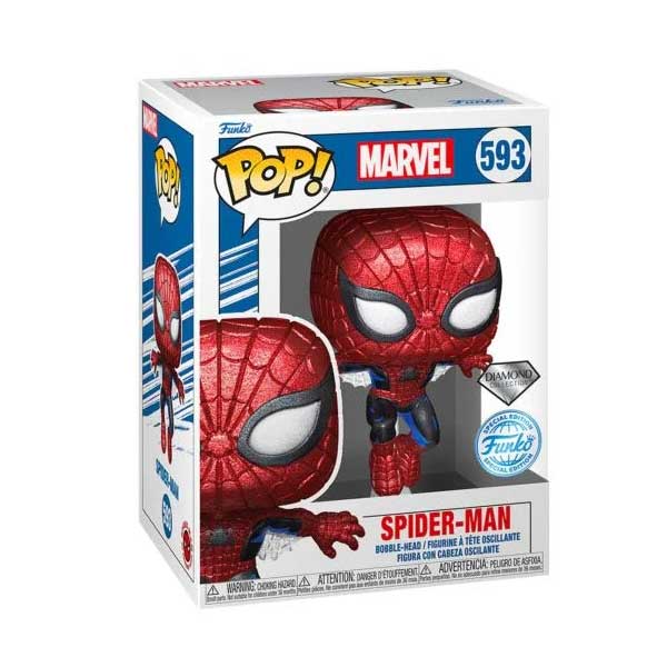 POP! Spider Man (Marvel) Special Kiadás (Diamond Collection) figura