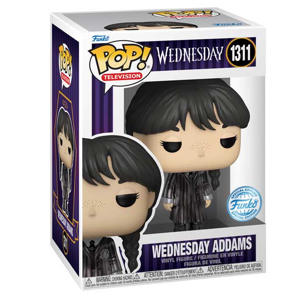 POP! TV: Wednesday Addams (Wednesday) Special Kiadás Metallic figura