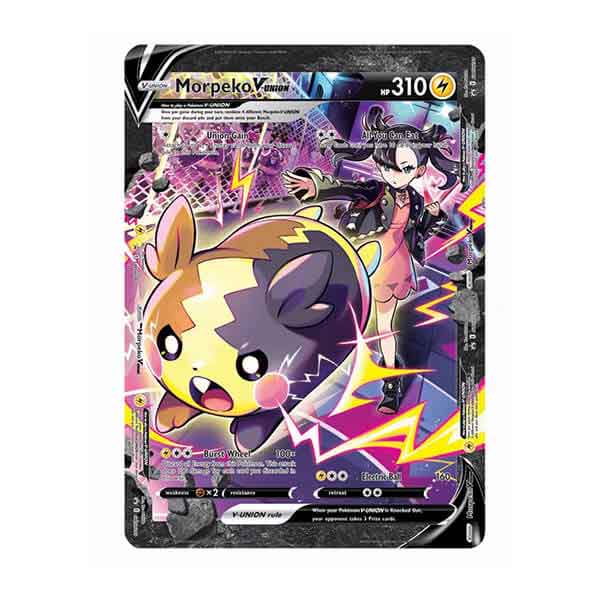 Pokémon TCG: Sword & Shield 12.5 Crown Zenith Morpeko V UNION Premium Playmat Collection (Pokémon) kártyajáték