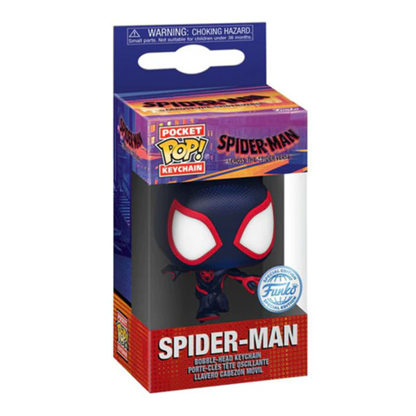 POP! Spider Man Across the Spider-Verse Spider Man (Marvel) kulcstartó
