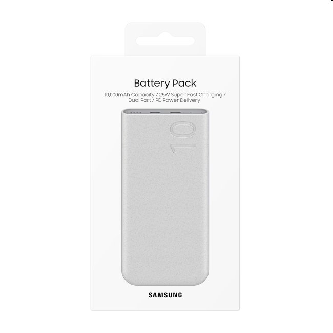 PowerBank Samsung 10000 mAh (25W), beige kivitel