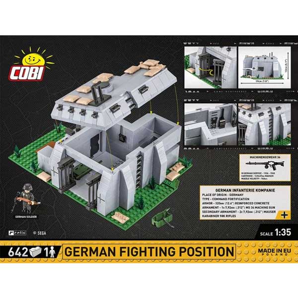 Cobi German Fighting Position (Company of Heroes 3) harci állás Cobi German Fighting Position (Company of Heroes 3) harci állás