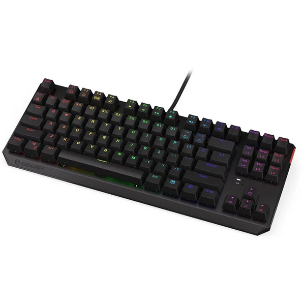 Gamer billentyűzet Endorfy Thock TKL Piros, US