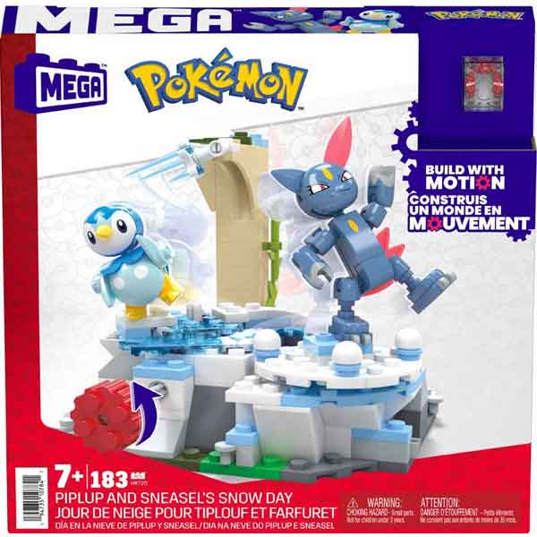 Mega Bloks Piplup And Sneasel's Snow Day (Pokémon) építőjáték