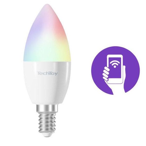 TechToy Smart Bulb RGB 4.5W E14 3pcs készlet