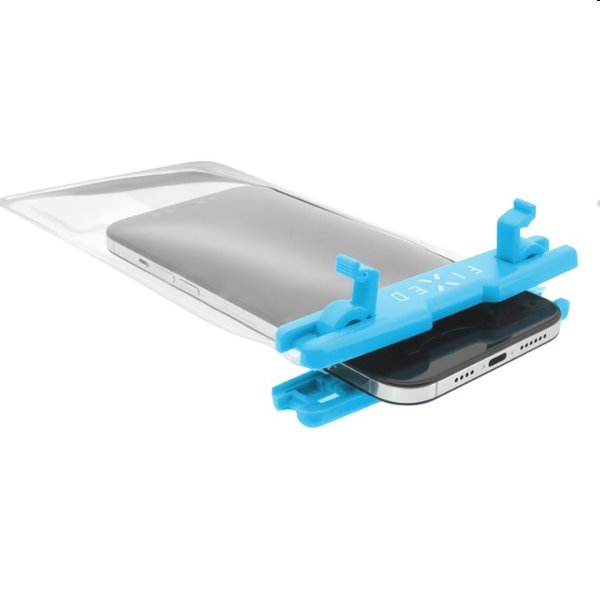 FIXED Vízálló lebegő telefontok kiváló minőségű zárrendszerrel és IPX8 tanúsítvánnyal, kék FIXED Vízálló lebegő telefontok kiváló minőségű zárrendszerrel és IPX8 tanúsítvánnyal, kék