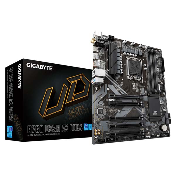 Gigabyte B760 DS3H AX DDR4 , Intel B760, Socket1700, 4xDDR4, ATX