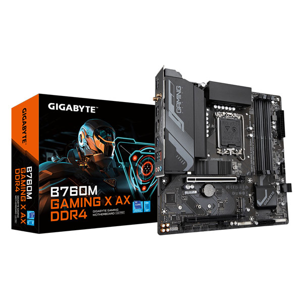 Gigabyte B760M GAMING X AX DDR4 , Intel B760, Socket1700, 4xDDR4, mATX