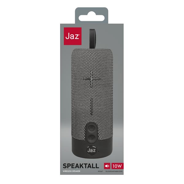 Jaz Bluetooth hangszóró TWS SPEAKTALL, 10 W, fekete